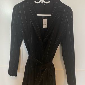 Brand new Dynamite Blazer Romper with front pockets